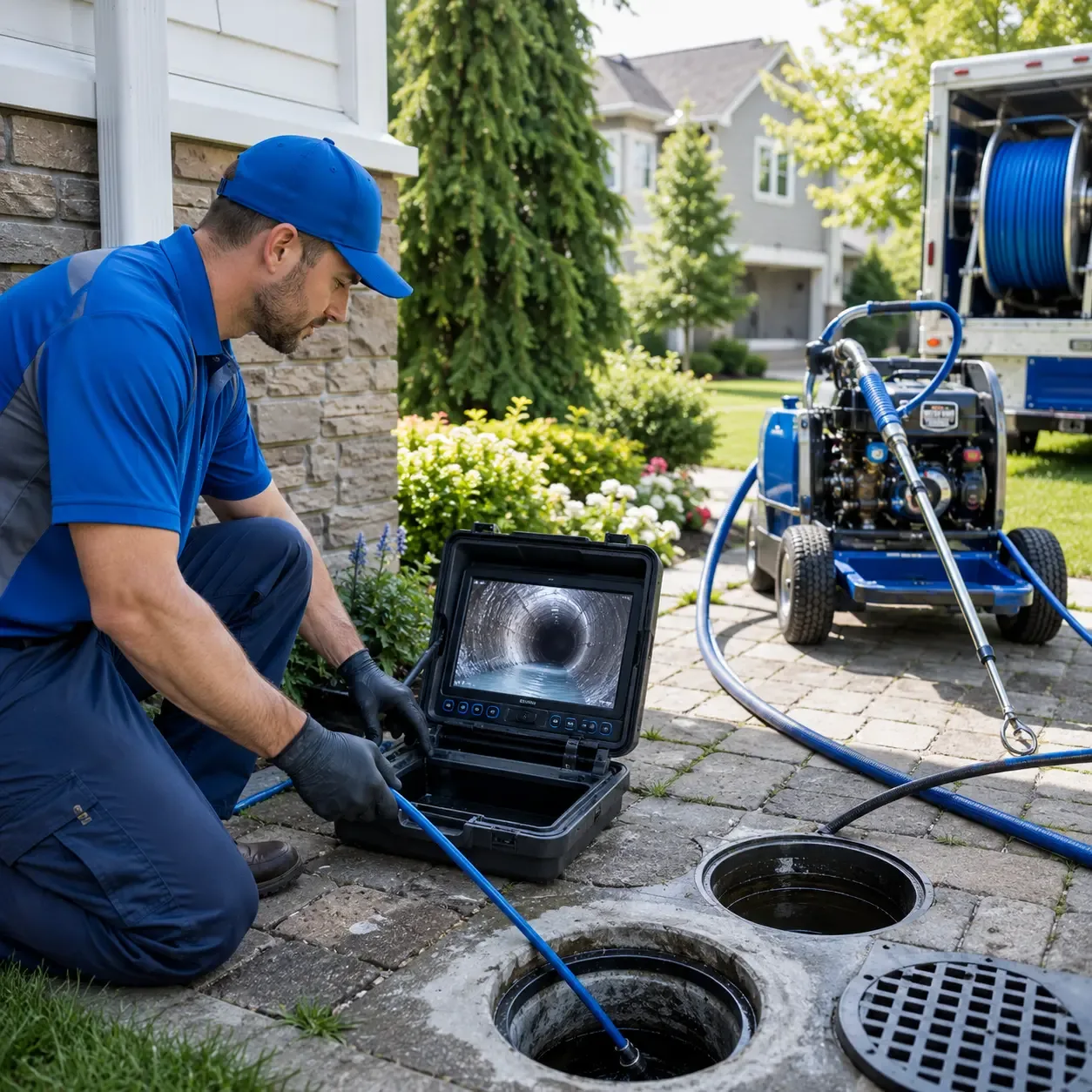 Outdoor drain cleaning professionals serving Port Royal, PA